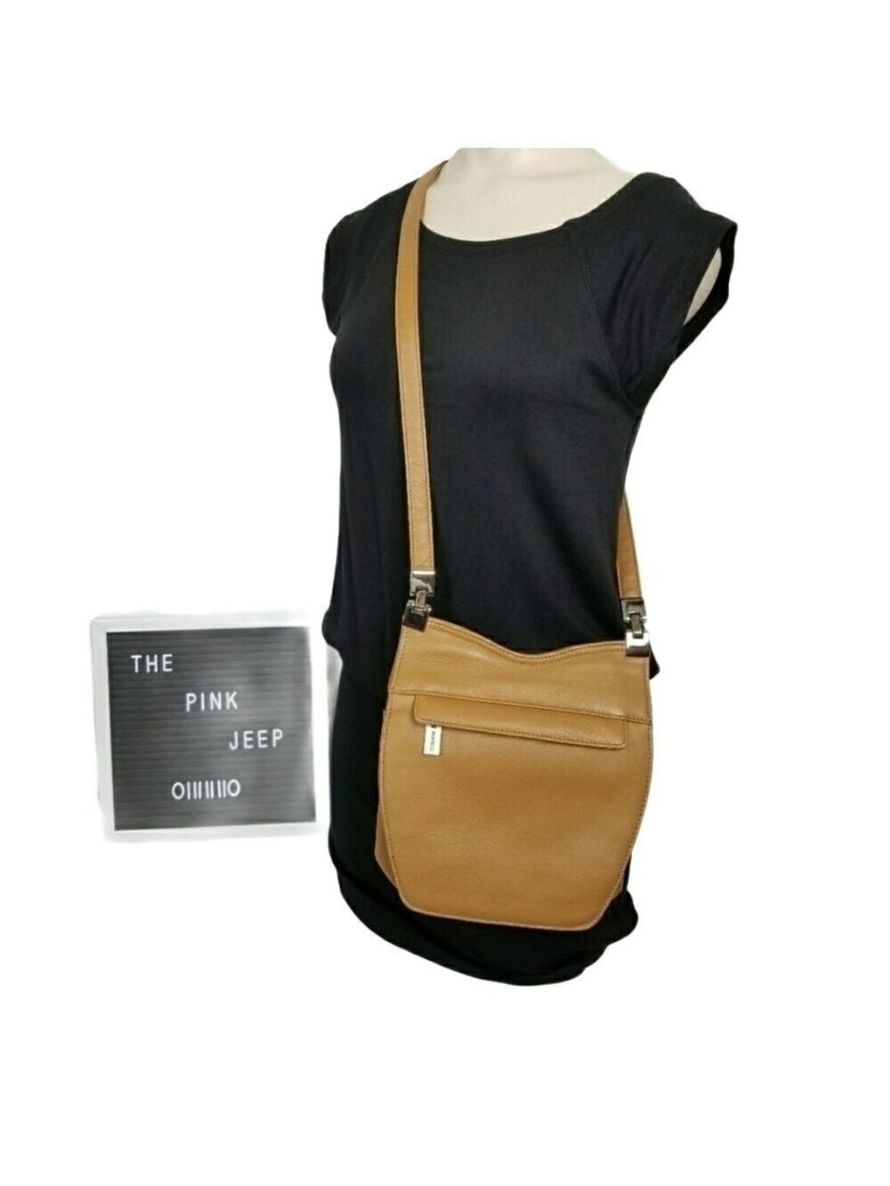 Aurielle leather crossbody sleek purse